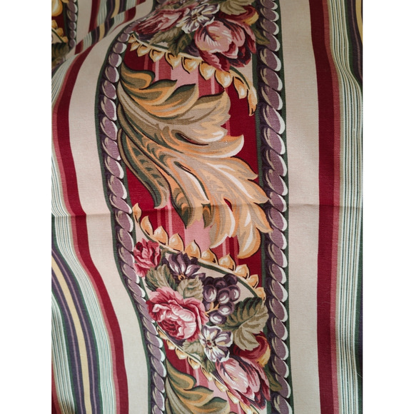 6 yards of Floral Fabric 2 Patterns One Teflon Pattern - Picture 3 of 4